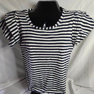 Jane + Delancy Vertical Print Blouse (M)